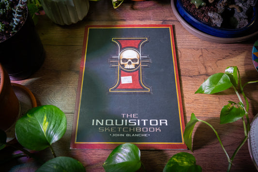 The Inquisitor Sketchbook by John Blanche Warhammer Art 9781841541495 Rare🔥