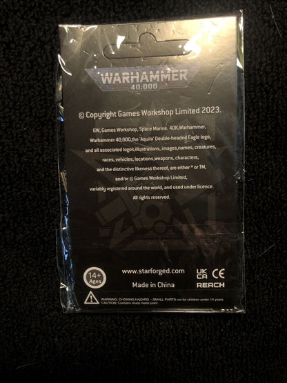 Warhammer 40,000 Starforged Bolter Keychain - Alloy - Beautiful Replica - GW NEW