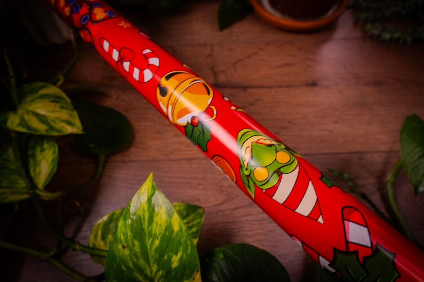 🎅2023 Warhammer Da Red Gobbo Themed Gift Wrapping Paper Holiday Roll🎁