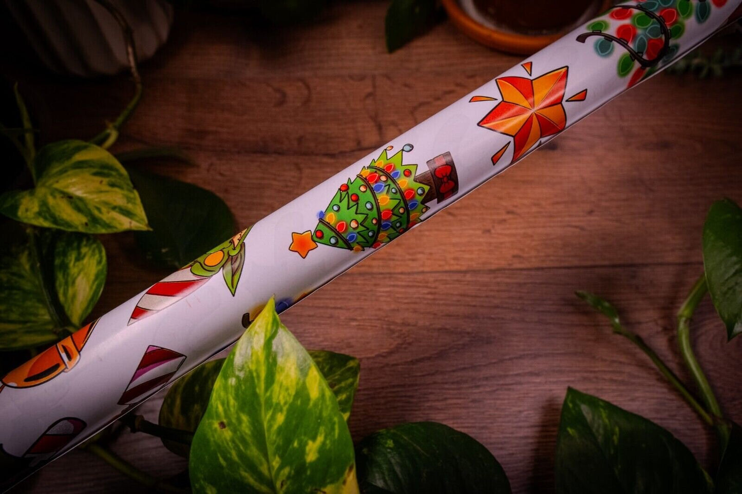 🎅2023 Warhammer Da Red Gobbo Themed Gift Wrapping Paper Holiday Roll🎁