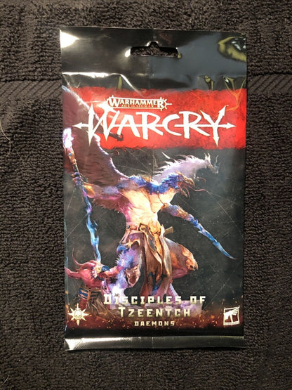 Warhammer Age of Sigmar Warcry: Disciples of Tzeentch Rules Cards GW 111-47 NIB