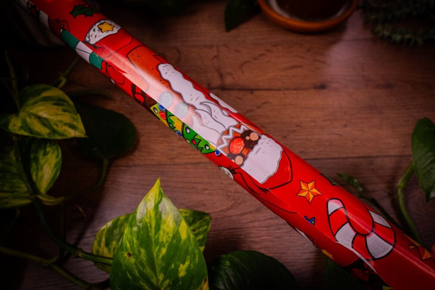 🎅2023 Warhammer Da Red Gobbo Themed Gift Wrapping Paper Holiday Roll🎁