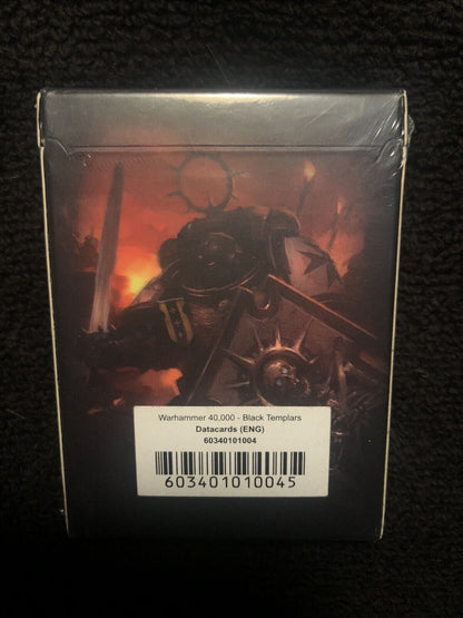 Warhammer 40k: Data cards - Black Templar Collectors NIB